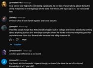 Fans in the YouTube comments section discussing the streamer's take 3/3 (Image via xQc Clips/YouTube)